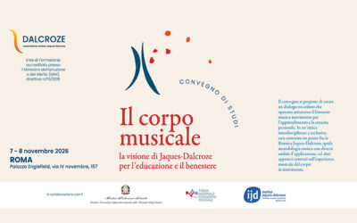 Convegno di Studi: “Il corpo musicale” – 7 e 8 novembre 2026, Roma